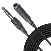 1/4-inch TRS (Stereo) Male to TRS (Male) Female Headphone Extension Cable (10ft)